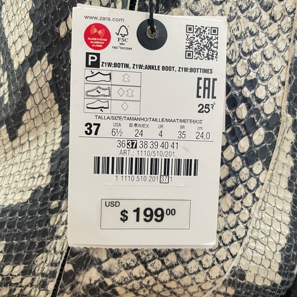 Brand new, never worn size 6.5 but fits like a 7. Pure leather. - Picture 4 of 6